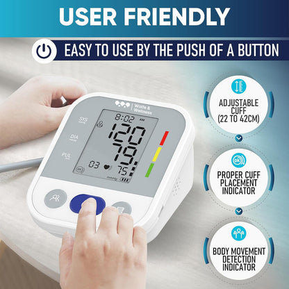 The Classic™ - Blood Pressure Monitor - Auto Cuff Inflate, No Tech Required - Blood Pressure Monitor