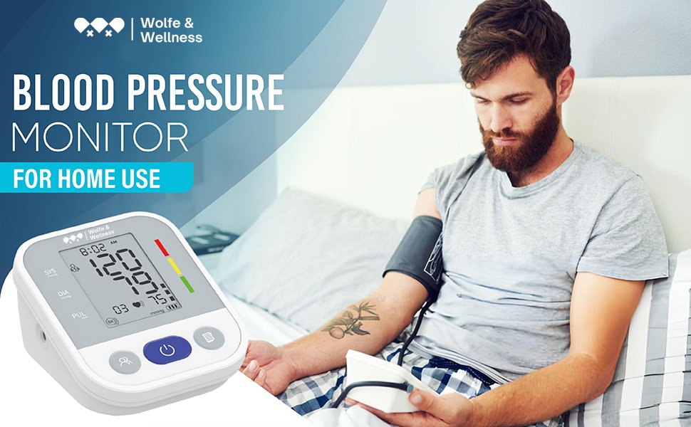 The Classic™ - Blood Pressure Monitor - Auto Cuff Inflate, No Tech Required - Blood Pressure Monitor